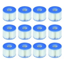 Intex 6 x 29001E B00PUZW3N2 PureSpa Type S1 Easy Set Pool Cartridges (12 Filters) | 2, Count (Pack of 1), Blue