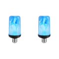 thumbnail image 1 of 2X Bombilla de Luz LED con Efecto de Llama E27, Bombilla de Luces de Fuego Realistas Parpadeantes Decorativas, LáMpara de DecoracióN de Festivales, Negro-C, 1 of 8