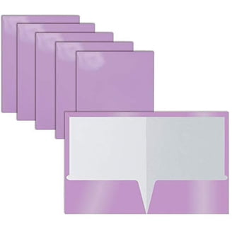 Better Office Products 50-Pack Red Portfolio Folders - Two Pocket Letter Size Document Holders
