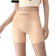 thumbnail image 3 of Pantalones cortos protectores de talla grande, ropa interior sin costuras para mujer, pantalones cortos de seguridad, bragas de seda helada, ropa íntima de verano para mujer, 3 of 5