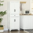thumbnail image 2 of HOMCOM 67" Kitchen Pantry Storage Cabinet with Doors and Shelves, 2 of 10
