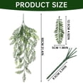 thumbnail image 3 of 1Pcs Artificial Hanging Plants Fake Hanging Ferns Plastic Faux Plants for Wall Room Garden Garland Indoor Outdoor Decor(Turtle Back Leaves,Green Plants,Rattan Strips,Persian Leaves,Fern Leaves), 3 of 9