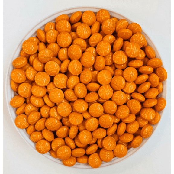 Basketball Thick Quins Confetti Sprinkles, Cake, Cookie, Donut, Sport 4 oz