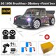 thumbnail image 1 of UDIRC 1603 1604 1607 RC Car 2,4G 1/16 50 km/H de alta velocidad sin escobillas 4WD Drift Car LED Light RTR vehículos de Control remoto juguete para regalo3Batería sin escobillas6 Deng Xun unisex, 1 of 2