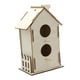 thumbnail image 2 of Nido de pájaro de madera DIY, casa de pájaros, jaula de pájaros sin ensamblar, caja nido hecha a mano para 19cmx12cmx8cm, 2 of 8