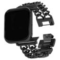 thumbnail image 1 of Double Chain Link Band for Apple-compatible Watch Stainless Steel Metal Chain Style Replacement Watch Strap, 1 of 5