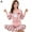 Beige, variant on Ladies Womens Pyjamas Set Long Sleeve Top Nightwear Pajamas T7R9
