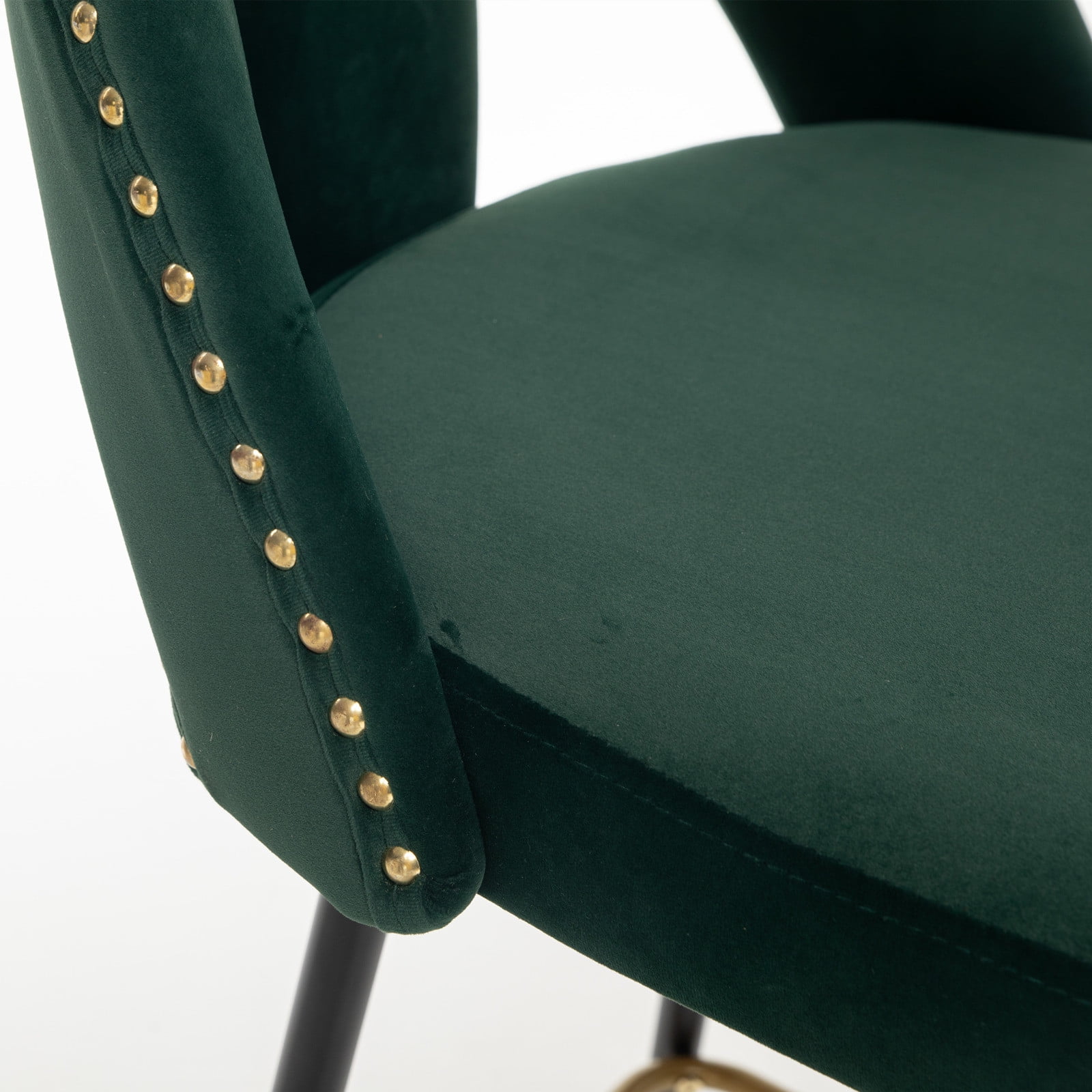 Kadyn 28 Inch Bar Stools, Velvet Counter Height Stools Set of 2, Modern Bar Chairs with Back for Dining Room, Green Kadyn 28 Inch Bar Stools, Velvet Counter Height Stools Set of 2, Modern Bar Chairs with Back for Dining Room, Green