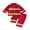 Red, variant on RUINIXCW Kids Toddler Baby Boy Girl Halloween Firefighter Costume Fall Winter Birthday Outfit Reflective Striped Button Down Collared Long Sleeve Shirt and Pants Set