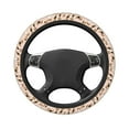 thumbnail image 3 of Balery Beagle Dog On Brown print Steering Wheel Covers Elastic Skidproof Steering Wheel Protective Cover Case for Men Women Universal 15 Inches Cars Accessories, 3 of 8