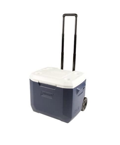Coleman 50-Quart Xtreme 5-Day Heavy-Duty Cooler with Wheels, Black 