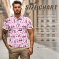 thumbnail image 7 of Binienty Pink Golf Elements Golf Apparel for Couple Athletic Fit Summer Golf Outfit Set Men's Shirt Women's Short Sleeve Skirt Workout Sports Summer Golf Outfit for Running Casual, 7 of 7