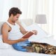 thumbnail image 5 of Balery Close-Up Curious Squirrel Pantalones de pijama para hombre, pijama ultraligero, pantalón de descanso-3X-Large, 5 of 6