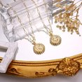 thumbnail image 2 of Gold Plated Dainty Layering Paperclip Link Chain Necklace Personalized Coin Initial Layered Gold Necklaces for Women, #J, 2 of 3