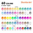 thumbnail image 3 of Set de bolígrafos de gel Shuttle Art, paquete de 120 con 60 recambios para adultos, 3 of 7