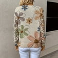 thumbnail image 6 of Multicolor Sweaters for Women's Spring and Autumn Winter New Knitted Sweater Style V Neck Hollow Long Sleeve Solid Color Casual Sweater Womens Fall Fashion 2025, 6 of 6
