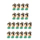 thumbnail image 2 of 20 colgantes de aleación para niñas, dijes DIY con agujero, manualidades para la fabricación de joyas. Verde, 2 of 4
