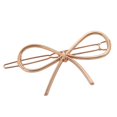 thumbnail image 1 of Soporte de con Pinza de Pelo de Metal Geométrico con Forma de Zulema Pinza de pelo geométrica Bowknot, 1 of 8