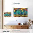 thumbnail image 4 of Elephant Stock Summer Tropical Palms Wall Art - Horizontal Canvas Wall Art - Living Room Wall Decor - Floral And Botanical Canvas - Gray And Brown Decor By Estelle Grengs - 24" x 16", 4 of 8