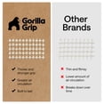thumbnail image 5 of GORILLA GRIP Slip Resistant Rug Gripper Pads for Hard Floors, Keep Rugs in Place, 2x3 Feet, 5 of 10