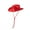 Red, variant on Kids Girls Boys Cowboy Hats Wide Brim Western Cowgirl Hat with Adjustable Strap Felt Fedora Hat Costume Accessories