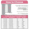 thumbnail image 6 of Lux Decor Blackout Curtains Set of 2 for Living Room, Thermal Insulated Bedroom Drapes, Noise-Reducing & Light Blocking Curtains, 42"x84" Pink, 6 of 11