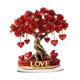 thumbnail image 5 of Decoración de mesa, decoración del Día de San Valentín, regalos de boda decorativos dulces, adornos de mesa para gabinete de oficina en casa de año Estilo C, 5 of 8