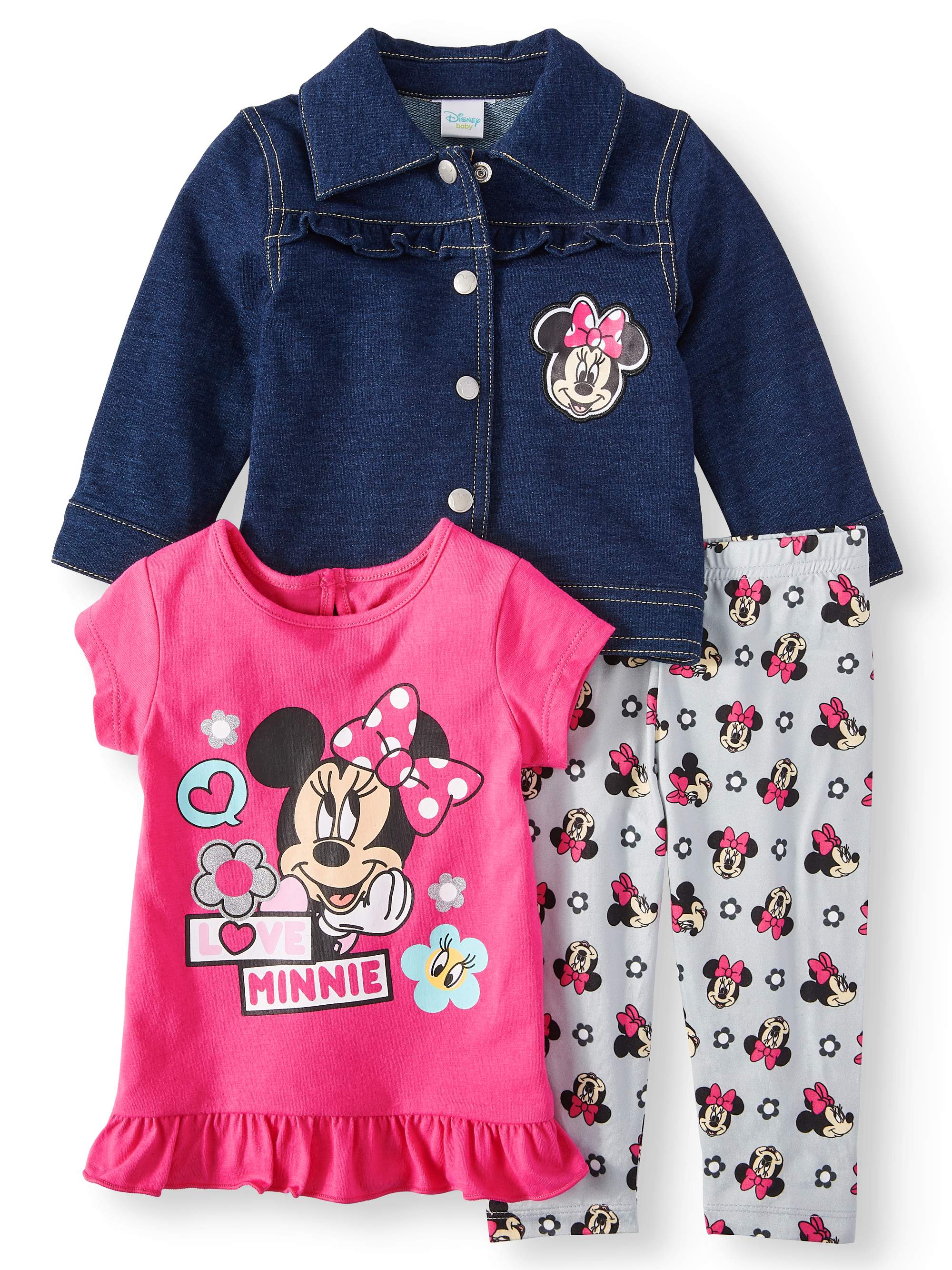 minnie mouse jean jacket toddlers