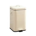 thumbnail image 2 of Retro Trash Bin Kitchen Trash Bin Step On Trash Bin Bathroom Trash Can Trash Bin Retro Trash Bin Light Luxury Thickening Square Step On Trash Can With Lid For Home Kitchen Bathroom, 2 of 7