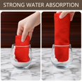 thumbnail image 4 of 2 Pcs Funny Kitchen Towels,Red Christmas Santa Costume Pattern Microfiber Dish Towels,Kitchen Tea Towels,Kitchen Towel Set (18" X 26"), 4 of 7