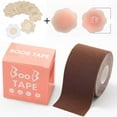 thumbnail image 1 of Silicone Breast Stickers Anti-Exposure Tape for Lifting - Coffee - 7.5CM x 5M, 1 of 5