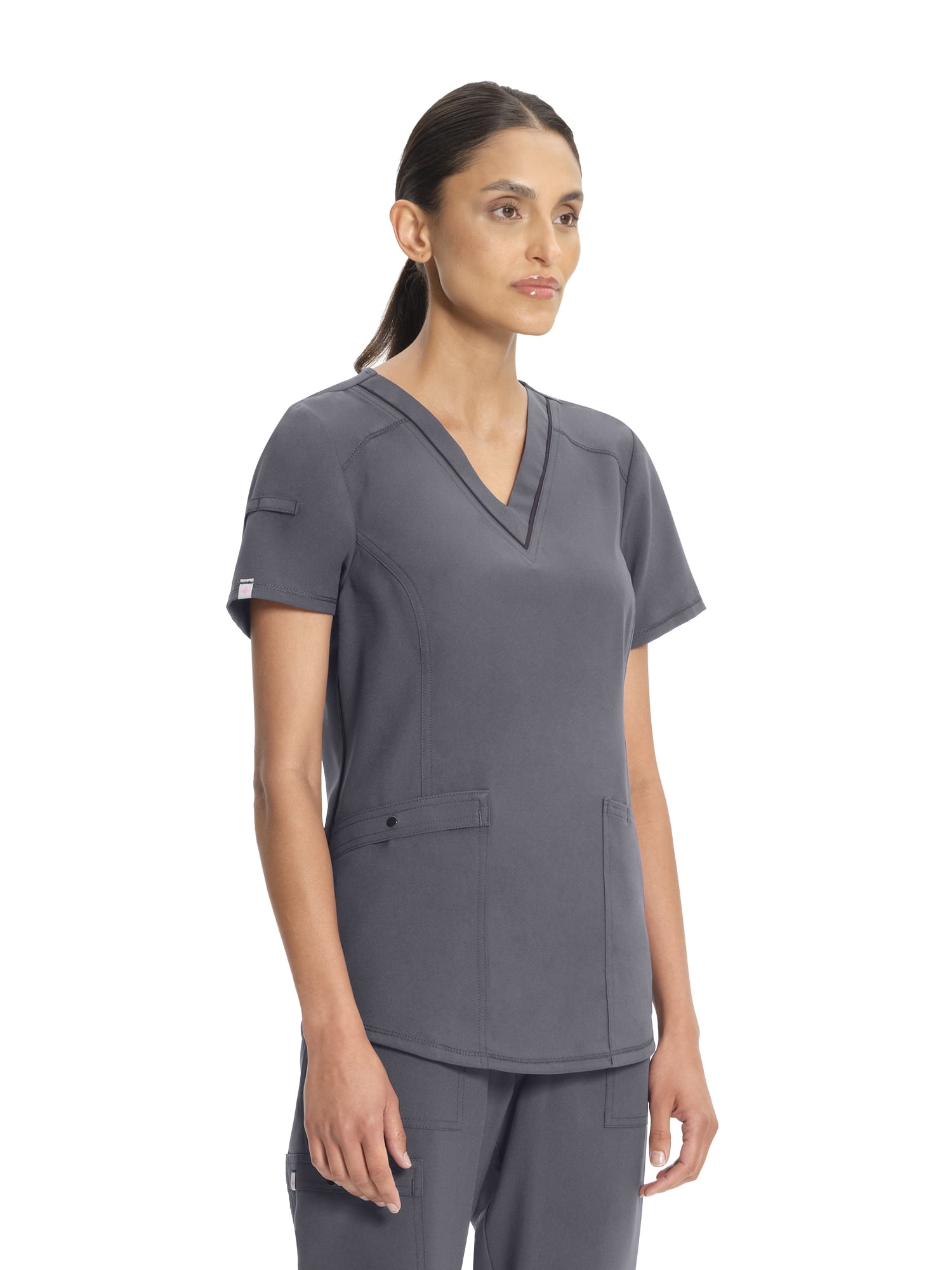 Scrubstar Women's Ethical Fabric Stretch V-Neck Top, Sizes XS-3XL