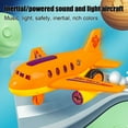 thumbnail image 4 of Kids Airplane Toys, Friction Powered Toddler Toy Airplane with Colorful LED Flashing Light, Gift for Boys Girls Ages 3-12, 4 of 6