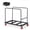 Black, variant on Gaderth Heavy Duty Drywall Cart 1800 LBS Heavy Duty Table Dolly with Adjustable Thickened Base & Side Tubes, 4 Lockable 5" Swivel Wheels Drywall Dolly Cart