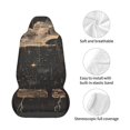 thumbnail image 4 of Wukai Starry Night Black Sheep Full Set Car Seat Covers with Soft Padding Universal Auto Front Seats Protector and Cushion Mat, 4 of 5