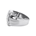 thumbnail image 2 of Mens Silver Dollar Sign Signet Ring | Appx 9.3 Grams, 2 of 3