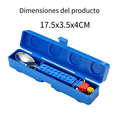 thumbnail image 2 of Juego De Cubiertos Estilo Lego Niño Niña Set Cuchara Tenedor Malubero  Rojo Azul, 2 of 5