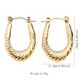 thumbnail image 2 of Women Vintage Round EarringsTrending Gold Plated Geometric Jewelry Gift Female, 2 of 5