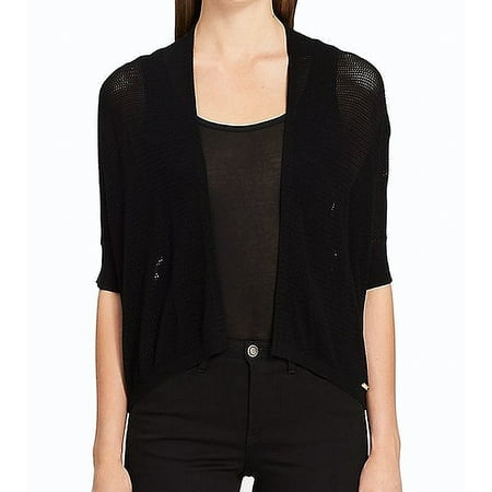 Calvin Klein Black Blazer - Calvin Klein Women's Large Open Knit Cardigan Sweater