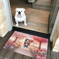 thumbnail image 2 of Happy Valentine’s Day Adorable Basset Hound Puppy Holding Heart Balloon Doormat Bassets Dog Breed Lovers Gifts Idea Indoor Outdoor Welcome Mat - 00030, 2 of 5