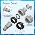 thumbnail image 5 of Swimming Pool Filter Hose Replacement Kit | 1.5m x 1.25in Flexible Pool Hose with Stainless Steel Clamps & Adapters | Above Ground Pool Spa Accessories 2-Pack, 5 of 7