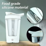 Gentleshark Electric Shaker Bottle for Protein ,Rechargeable Drink Mixer Cup for Coffee Milk Mixing,White