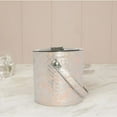 thumbnail image 5 of Sol Living  Ice Bucket Double Wall Stainless Steel with Lid and Tongs Copper and Black, 5 of 5