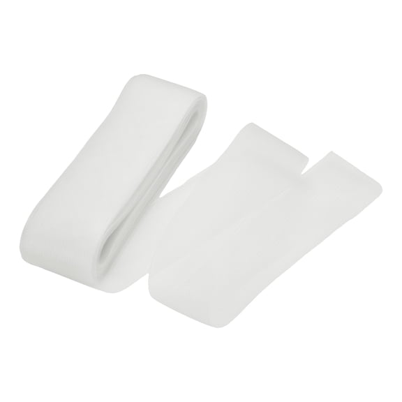 Uxcell Stiff Horsehair Braid 50 Yards 3 Inch Soft Horsehair Trim for Polyester Boning Sewing Wedding Dress Dance Gown Shaping Trimming, White