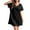 Black, variant on Ujnder Women's Nightgown Ice Silk Thin Home Service Long Sleep Dress for Ladies Casual Sleepwear Black One Size