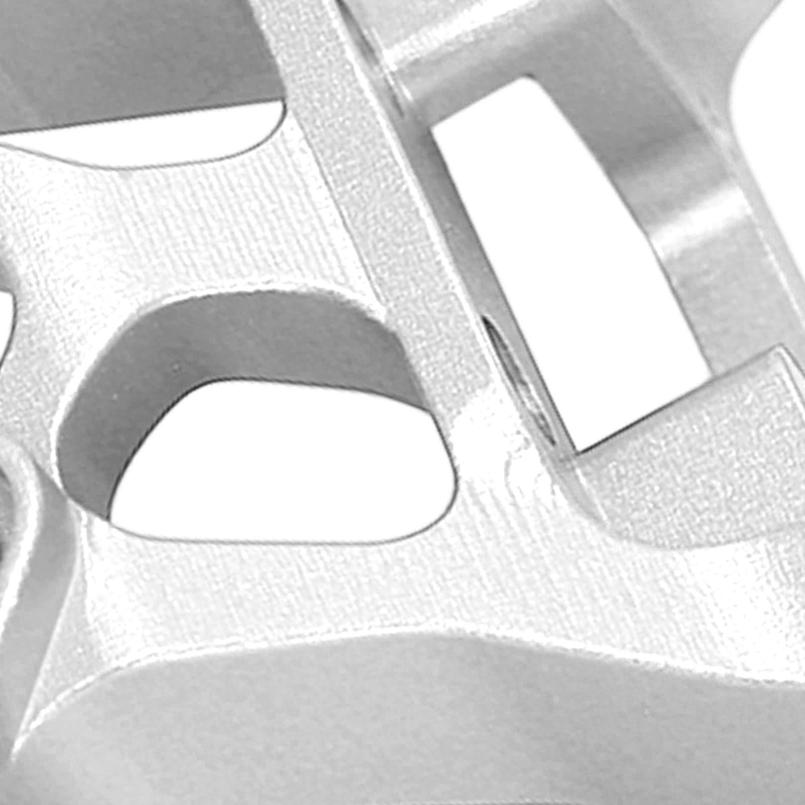 1/10 RC Front Shock Tower Aus Alu Für Losi Baja Rey – Stoßdämpferplatine Silber (ca. 51x49x44 Mm)