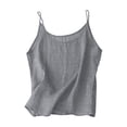 thumbnail image 4 of FAVIPT Kids 2 Piece Outfits Summer Sleeveless Spaghetti Strap Tank Top Straight Leg Short Pants Casual Solid Cute Beach Sets Gray,7 Years, 4 of 9