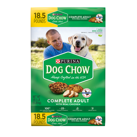 Purina Dog Chow Complete With Real Chicken Adult Dry Dog Food - 18.5 lb. Bag