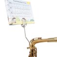 thumbnail image 5 of Clip portátil para partituras de saxofón alto, clip para partituras de viaje (corto), clip deslizante para partituras, ajuste del soporte para partituras, 5 of 5