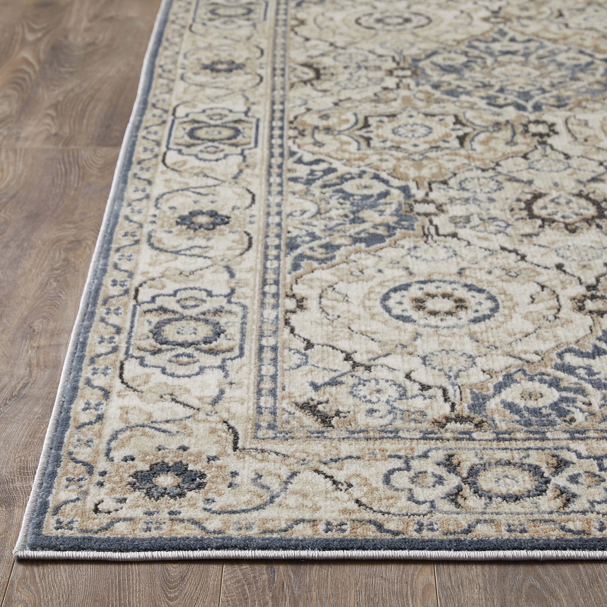 Loomaknoti Kehleigh Dravan 6' x 9' Beige Oriental Indoor Area Rug